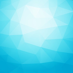 blue triangle background