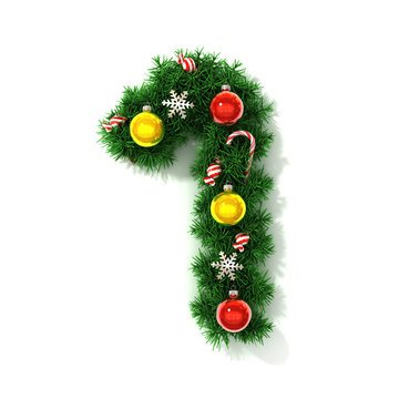 Christmas Tree Font Number 1