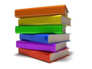 colored books