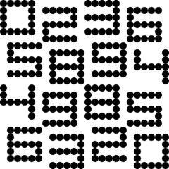 Seamless Numeric Pattern