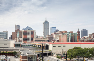 Obraz premium Indianapolis Downtown, Indiana, USA