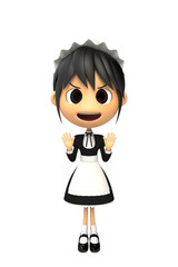 断るメイドさん