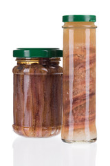 jars of anchovy fillets
