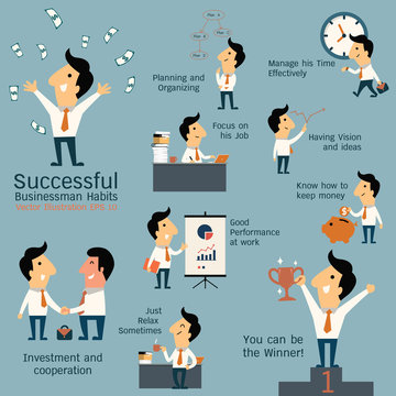 Successful businessman habits