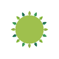 Ecology green tree concept.