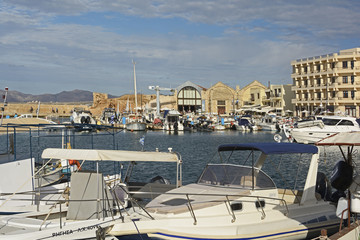Fototapeta premium Kreta, Fischerhafen von Chania