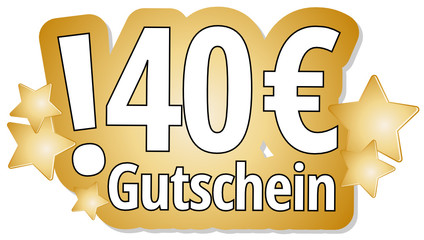 40 Euro Gutschein