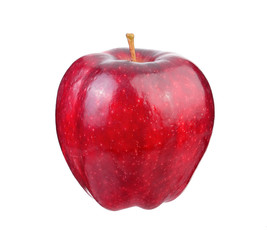 Red apple isolated on white background