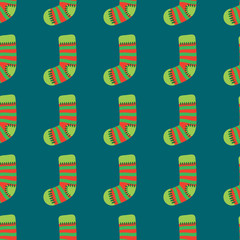 Seamless christmas vector illustration background