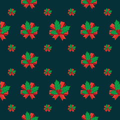 Seamless christmas vector illustration background