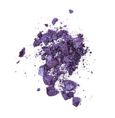 Purple eye shadow