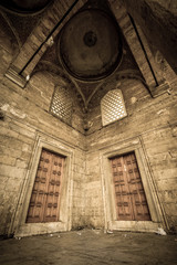 Fototapeta na wymiar Two Doorways at the New Mosque