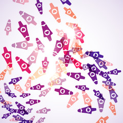 abstract background: pregnant