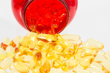Omega 3 fish oil capsules