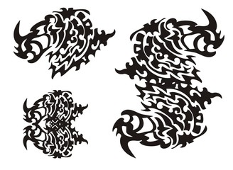 Tribal rhinoceros symbol