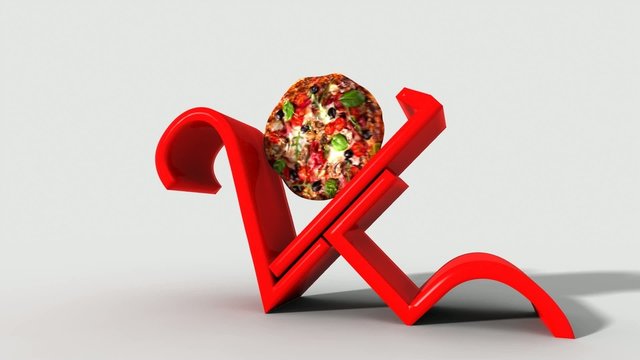 Anno nuovo 2015 con pizza