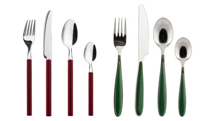 Spoon and folk isolated