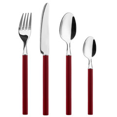 Spoon and folk isolated