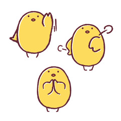 ひよこポーズ-01