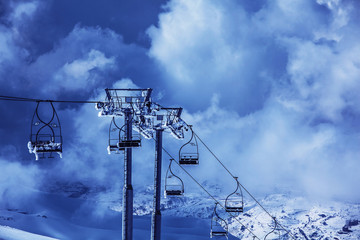 Ski chairlift