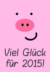 Viel Glück für 2015