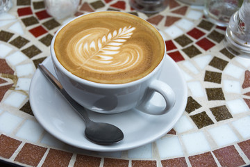 Latte coffee