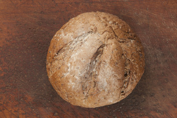Rye and wheat bread with sunflower seeds