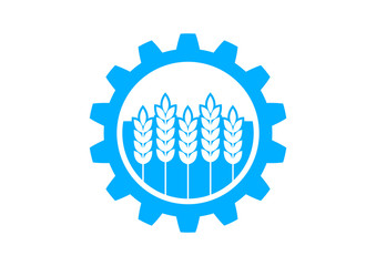 Industrial icon on white background