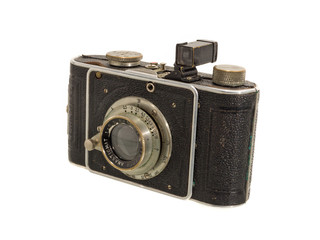 alte antike fotokamera mit fotos