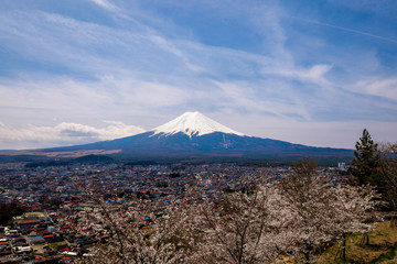 The mount Fuji