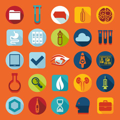 Set of medical icons