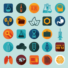 Set of medical icons
