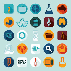 Set of medical icons