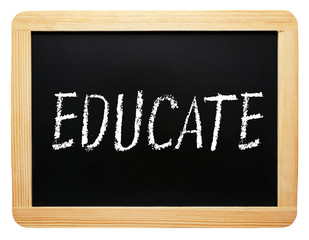 Fototapeta premium Educate Chalkboard