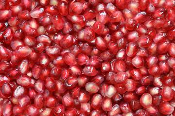 fresh pomegranate fruits