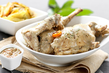 lapin sauce moutarde 5