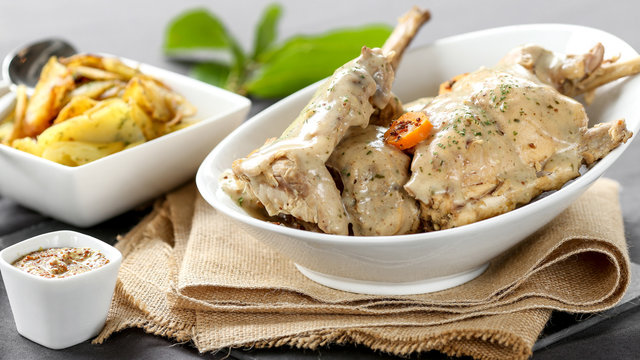 lapin sauce moutarde format panorama