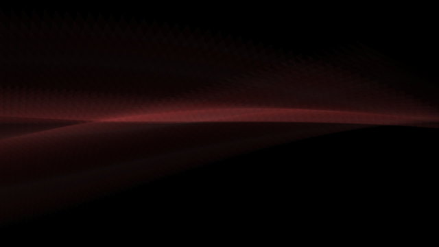 Colorful abstract waves on black background
