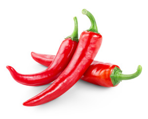 Red chili peppers - obrazy, fototapety, plakaty