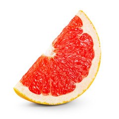 Slice of grapefruit