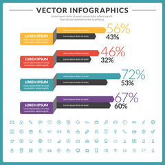 Vector infographics and design elements