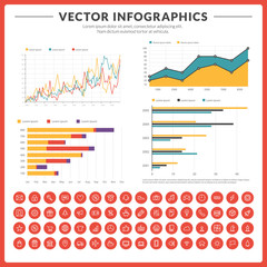 Vector infographics and design elements