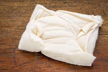 natural wool and cotton