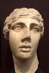Fototapeta na wymiar Roman bust of Sappho