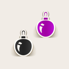 realistic design element: christmas ball