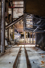 rusty industrial ruine