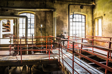 rusty industrial ruine