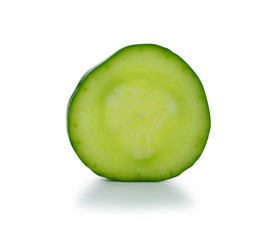 sliced cucumber