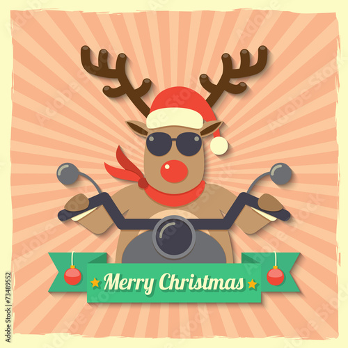 &quot;Christmas reindeer background&quot; Stock image and royalty-free vector
