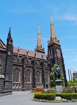 St Patrick Cathedral In Melbourne In Australia